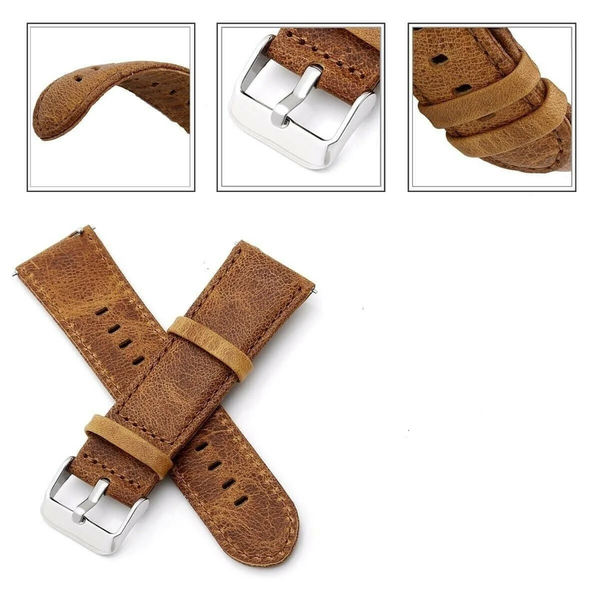 Gard Pro Ultra Leather Strap (Brown) - Image 4
