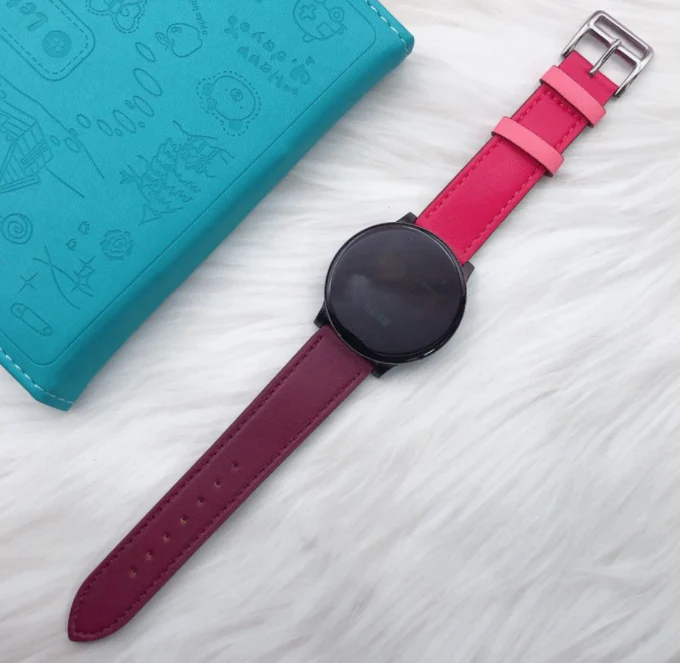 Gard Pro Ultra Leather Strap 'Duo' (Bright Pink/Auburn) - Image 3