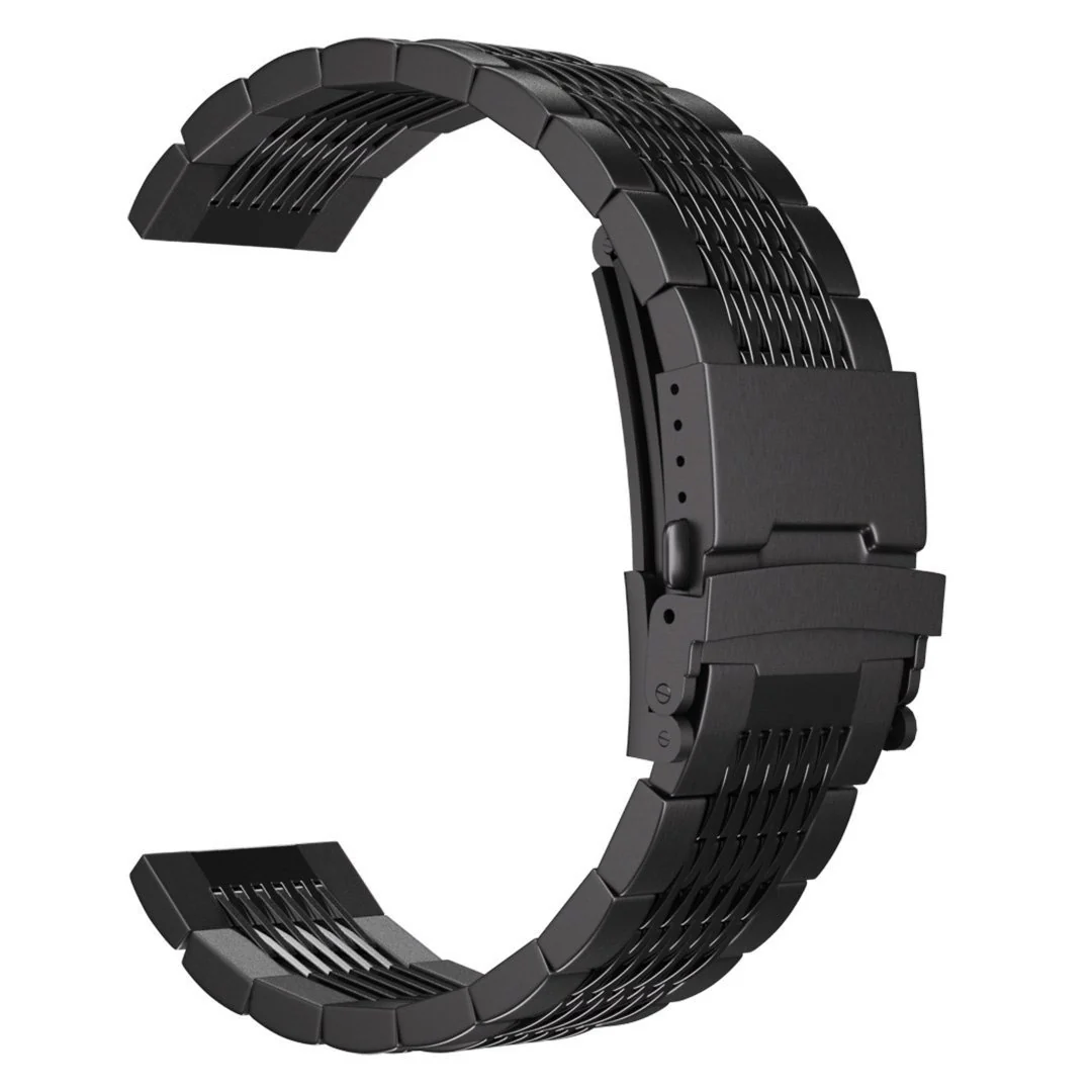 Gard Pro Ultra Luxury Steel Link Strap (Black) - Image 3