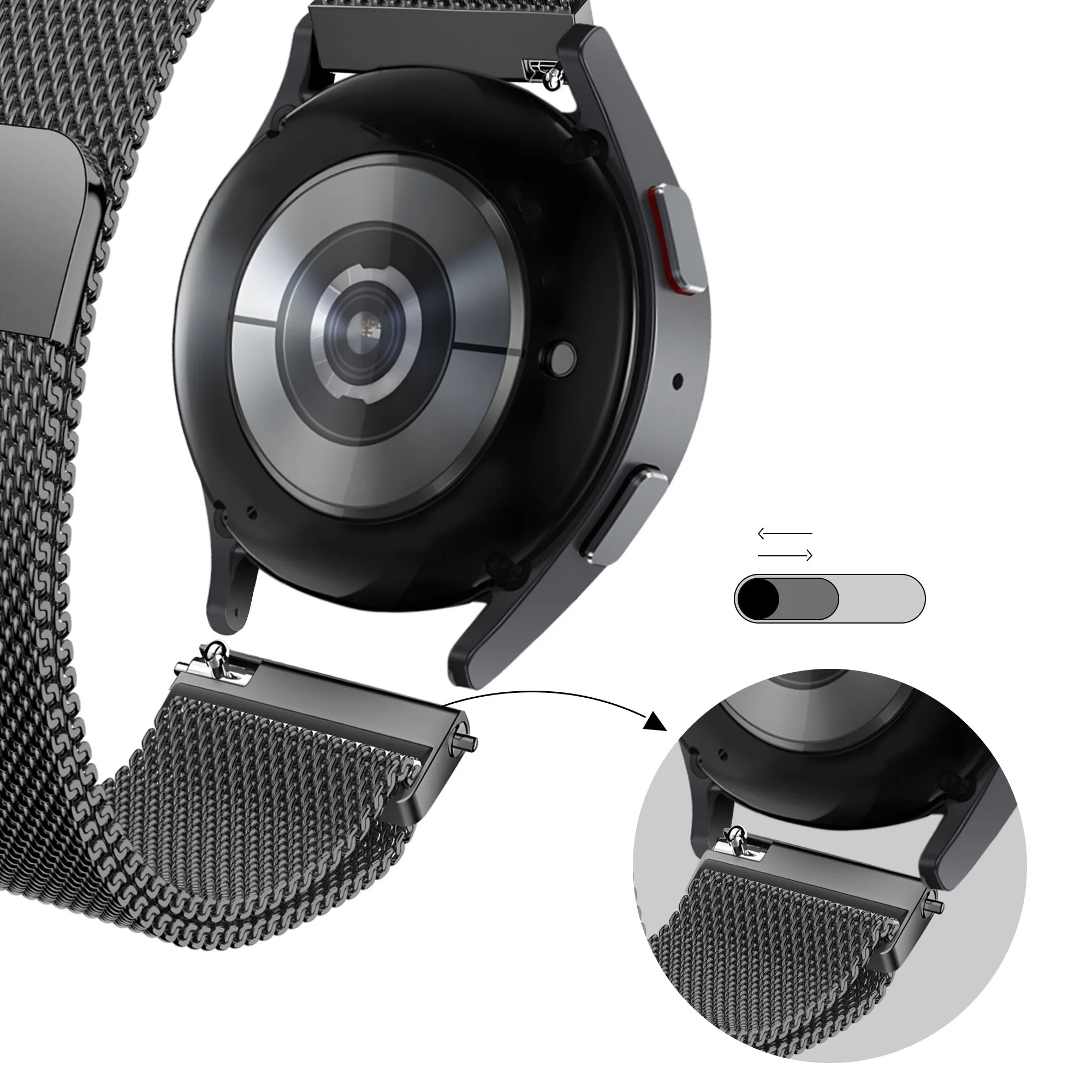 Bandz Gard Pro Ultra Milanese Loop Strap (Black) - Image 6