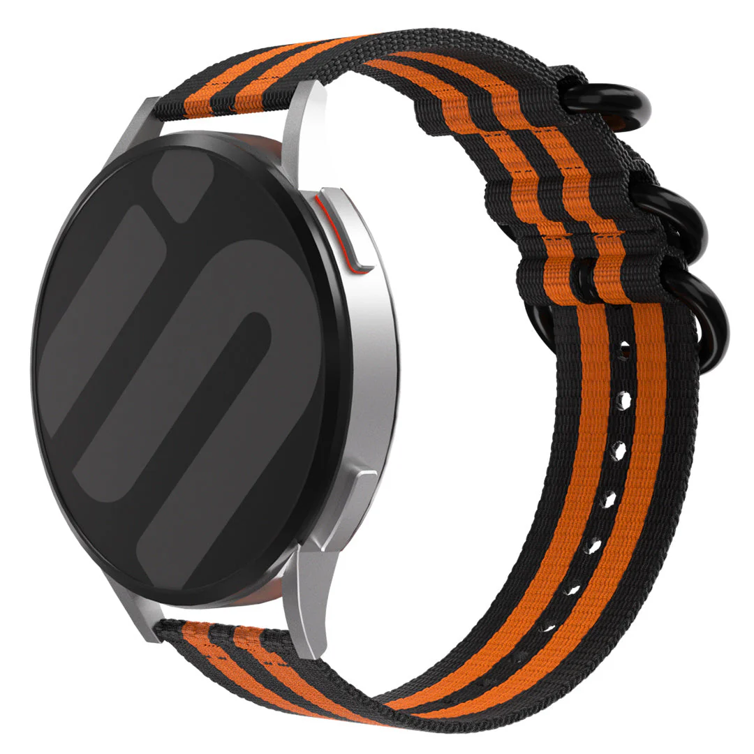 Gard Pro Ultra Nylon Buckle Strap (Black/Orange)