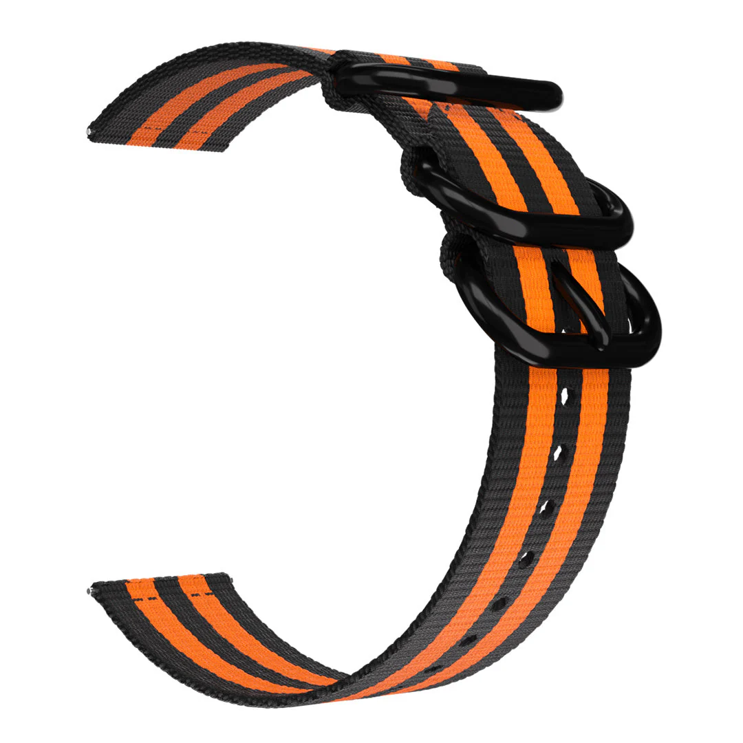 Gard Pro Ultra Nylon Buckle Strap (Black/Orange) - Image 3