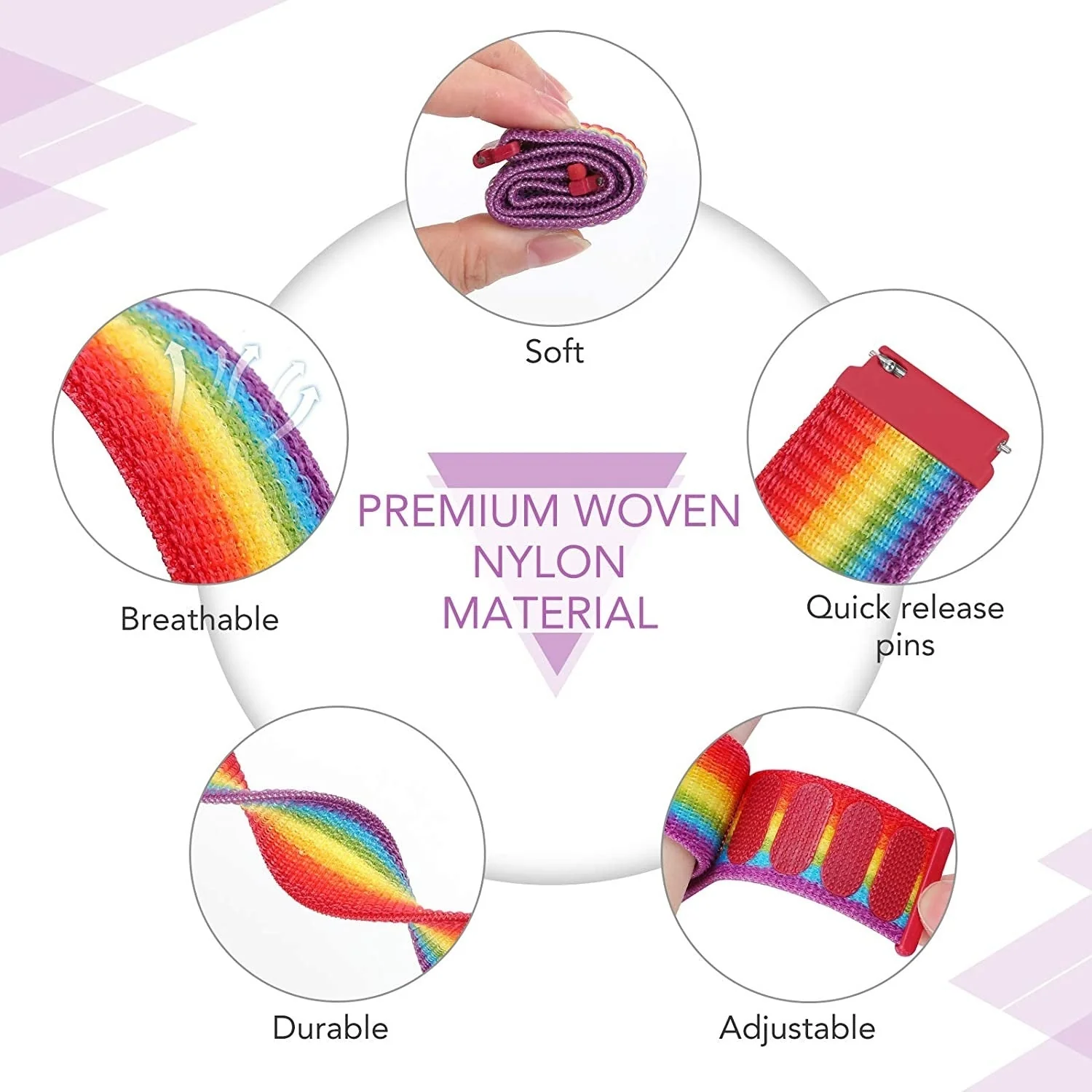 Gard Pro Ultra Nylon Strap (Rainbow) - Image 4