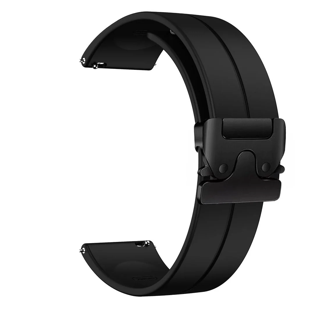 Huawei Watch GT Runner 2 Silicone Strap P-Buckle (Black) - Image 3