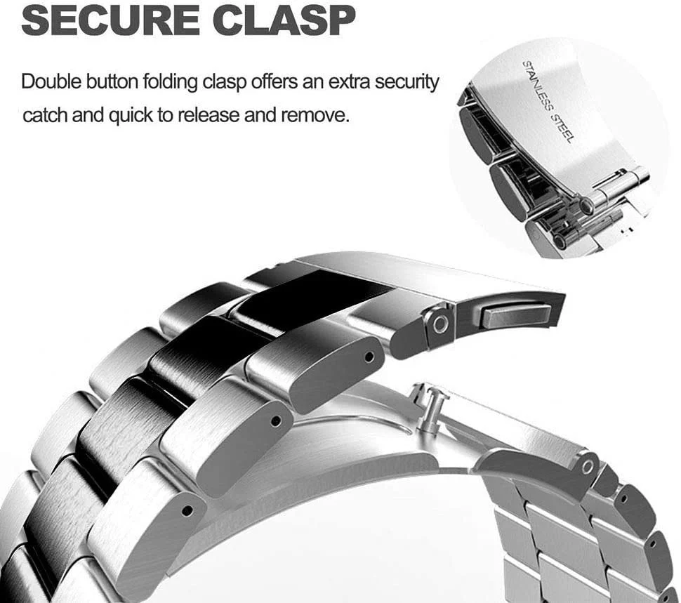 Gard Pro Ultra Steel Strap (Silver/Black) - Image 3