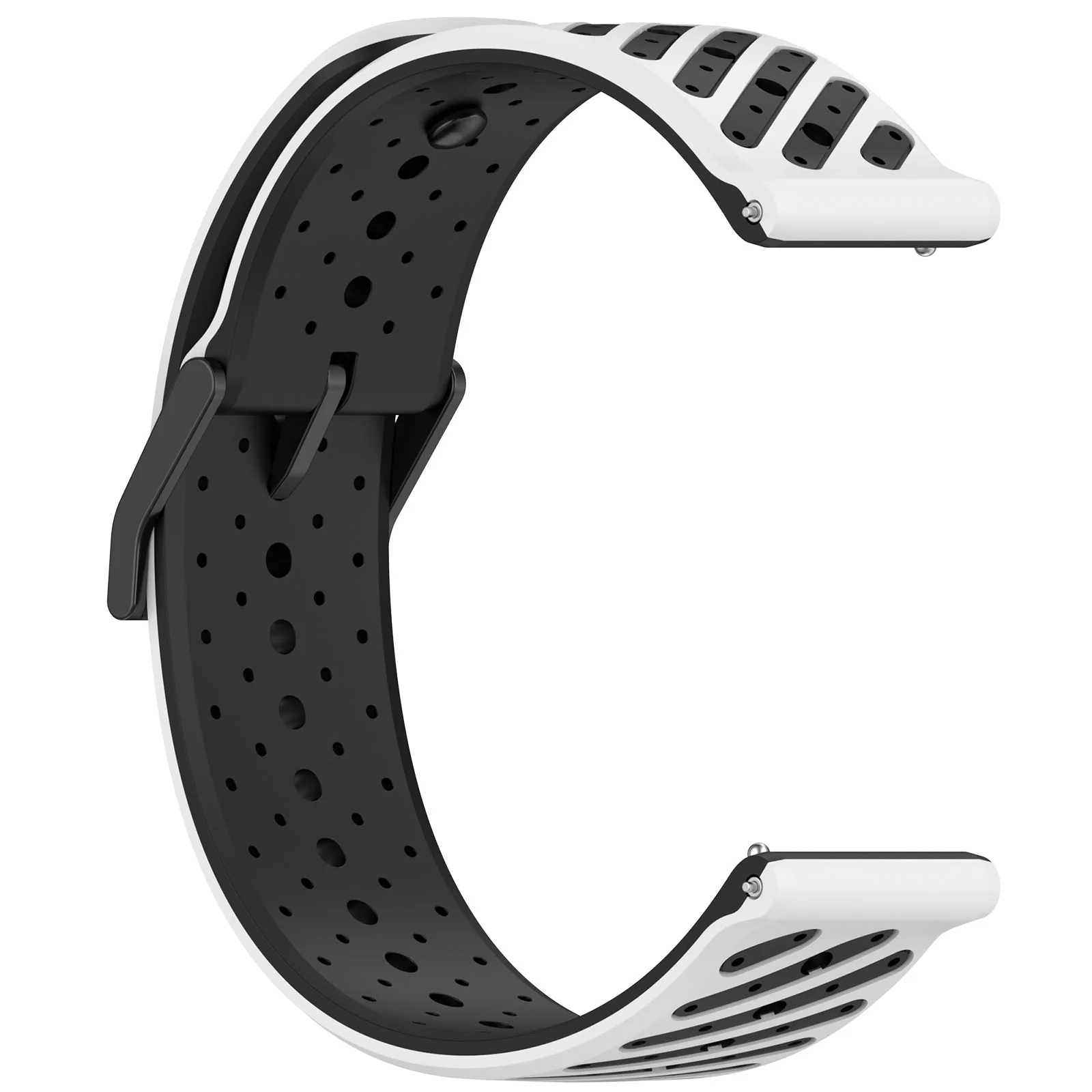 Gard Pro Ultra Striped Silicone Strap (White/Black) - Image 4