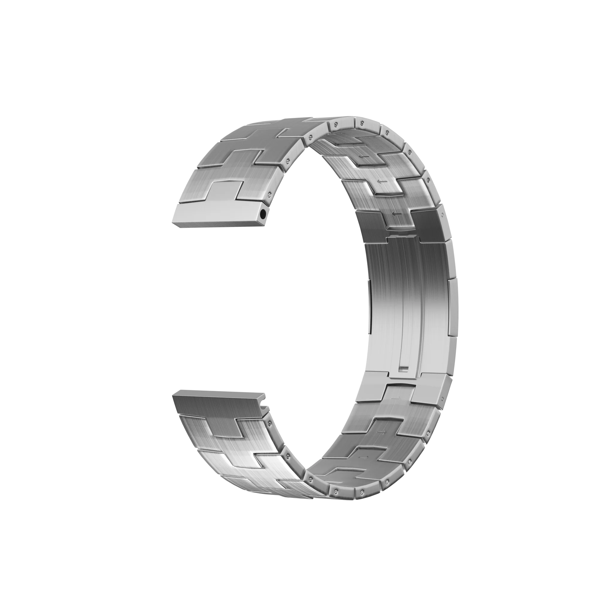 Gard Pro Ultra 2+ Titanium Grain Strap (Flat Clasp) (Silver) - Image 3
