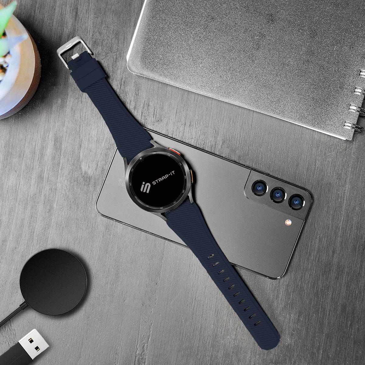Gard Pro Ultra Twill Silicone Strap (Dark Blue) - Image 5