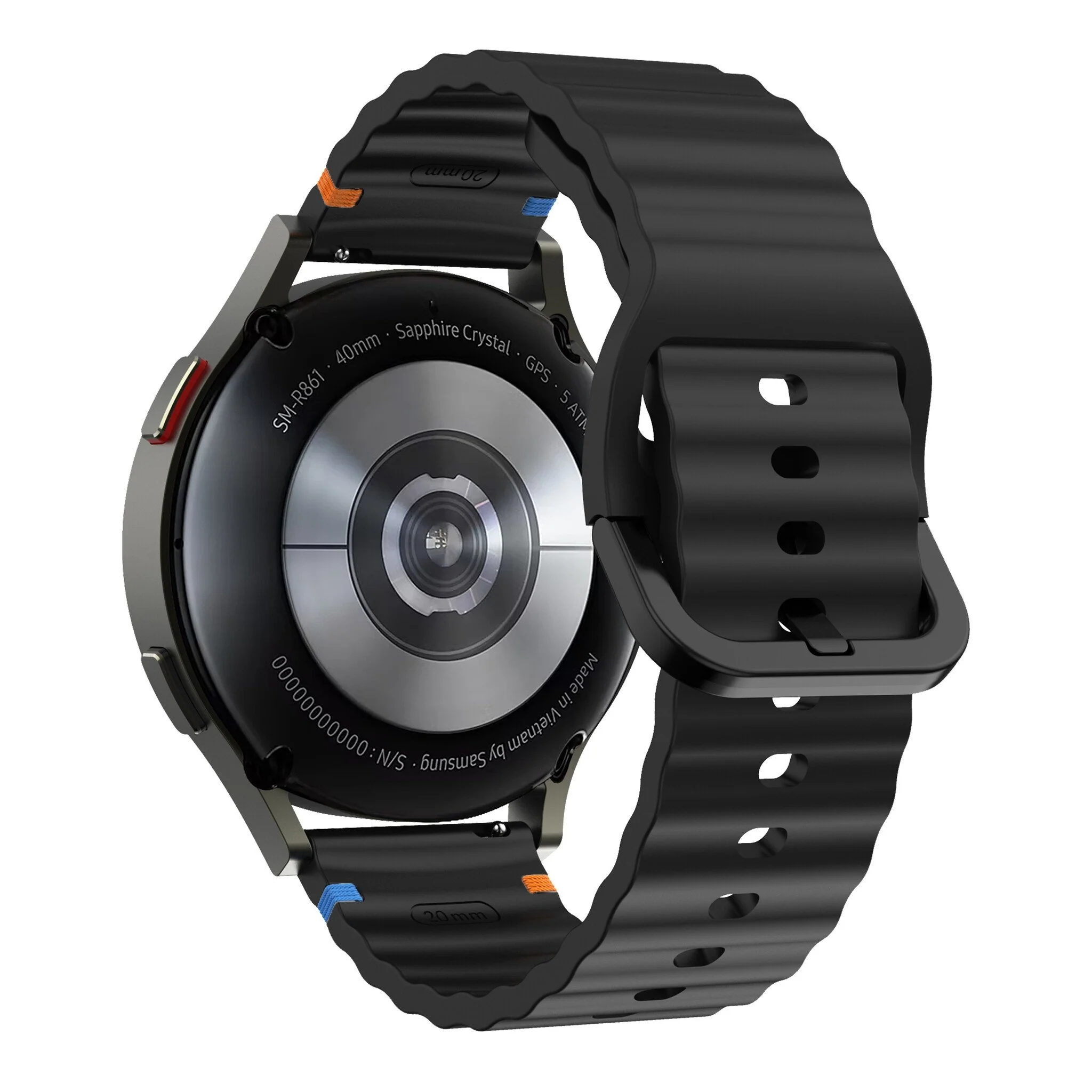 Gard Pro Ultra Wave Silicone Strap (Black) - Image 2