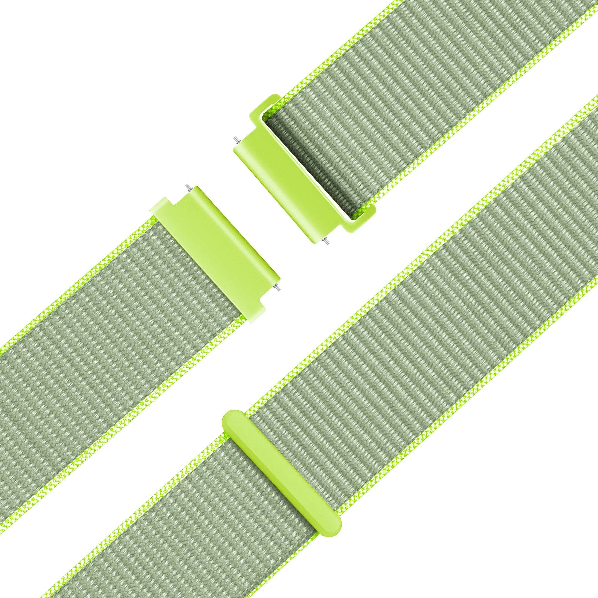 Bandz Garmin Forerunner 255s Nylon Loop Strap (Flash Yellow) - Image 5
