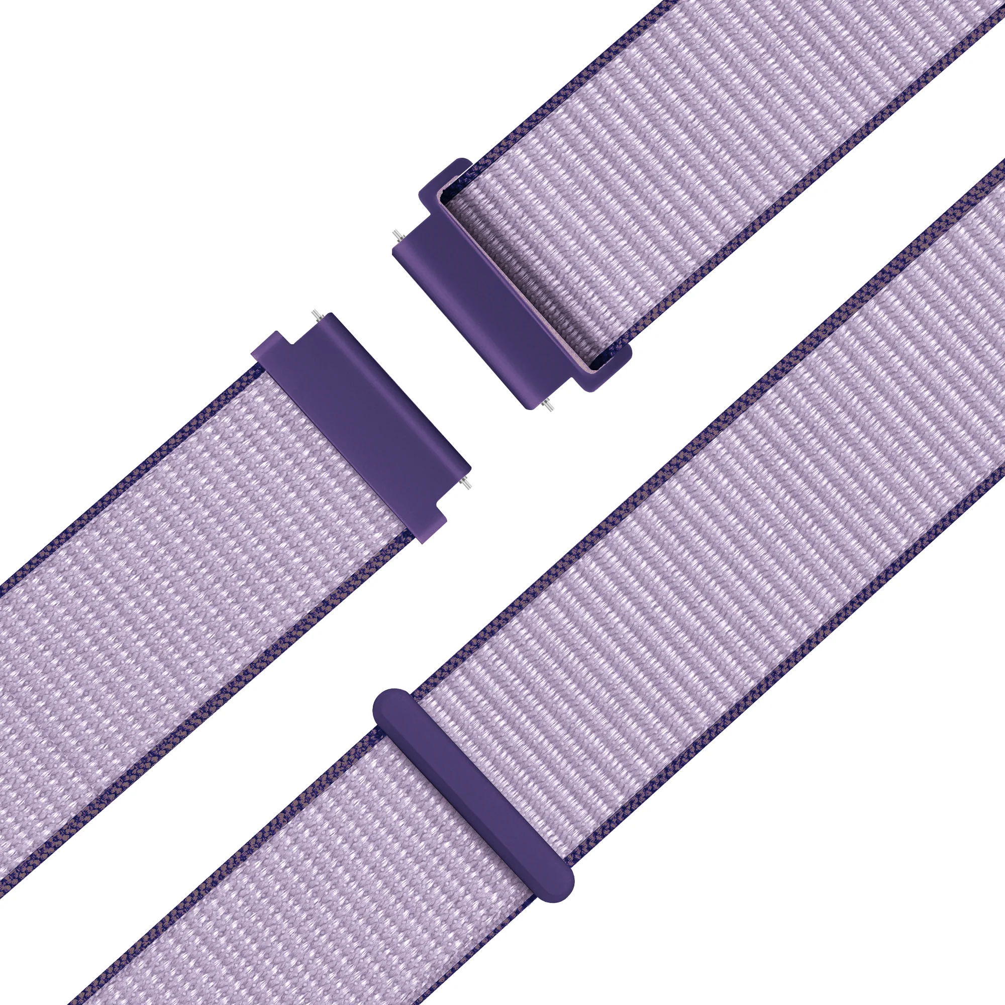 Bandz Garmin Forerunner 645 Nylon Loop Strap (Blue) - Image 5