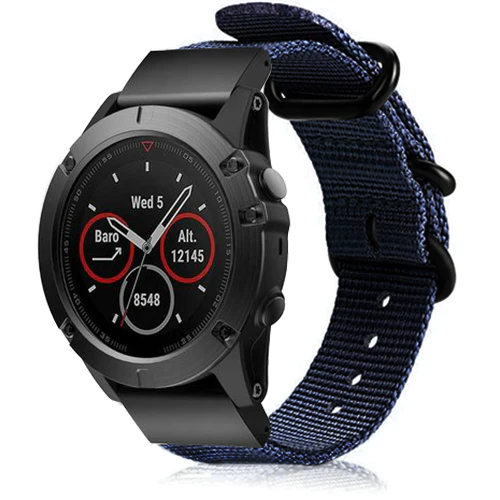 Garmin Instinct Nylon Buckle Strap (Blue)