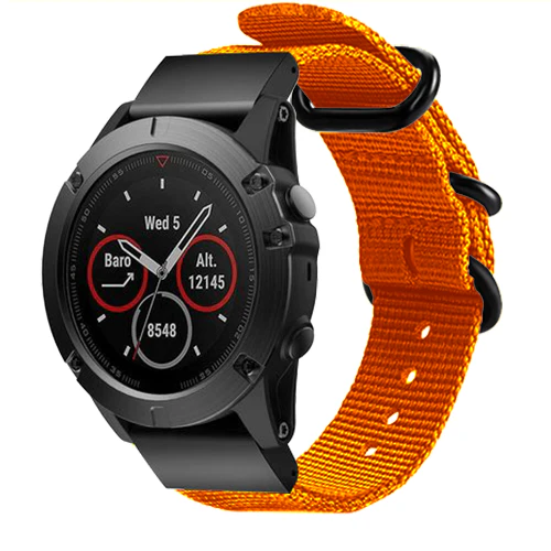 Garmin Instinct Nylon Buckle Strap (Orange)