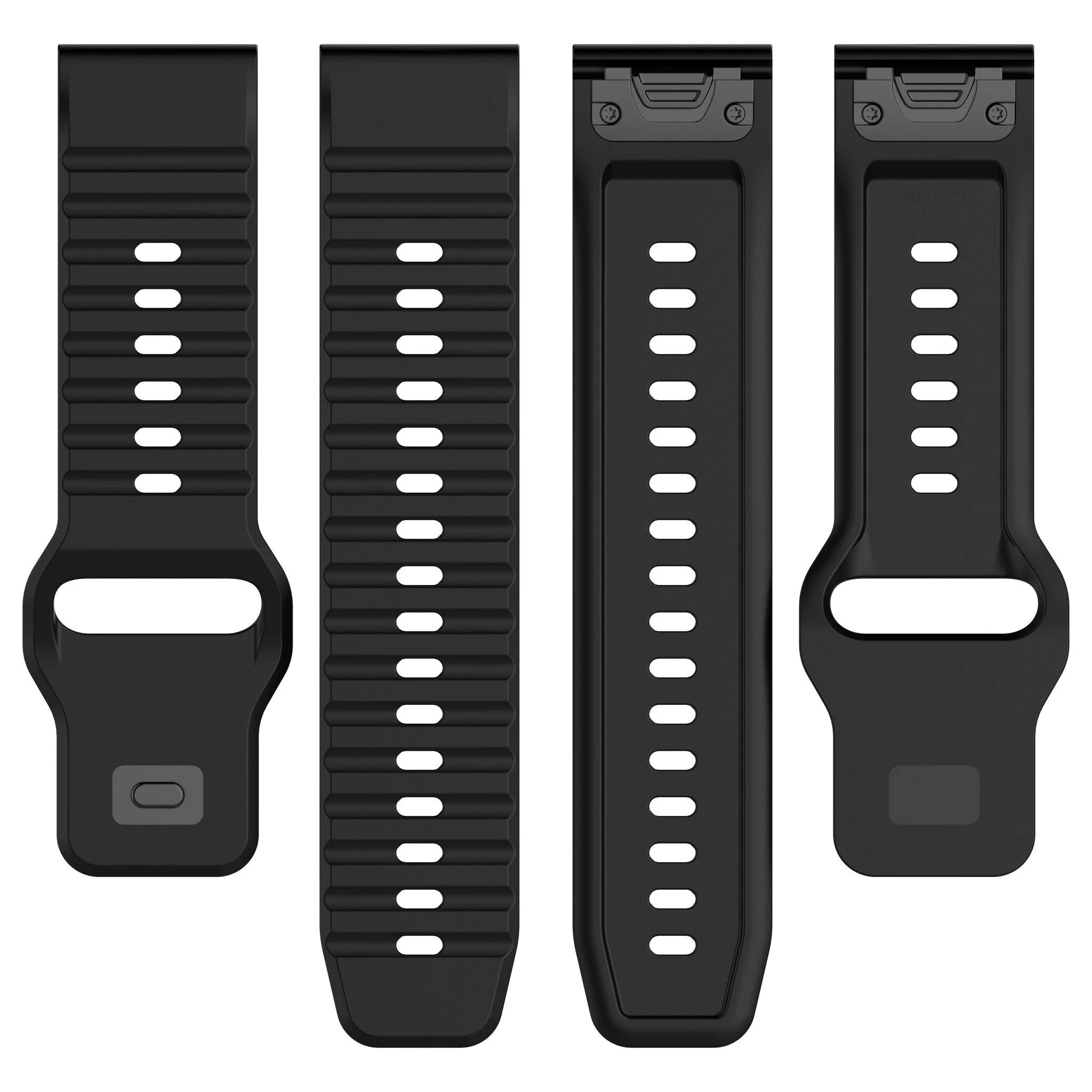 Garmin Instinct Outdoor Silicone Strap (Black) - Image 4