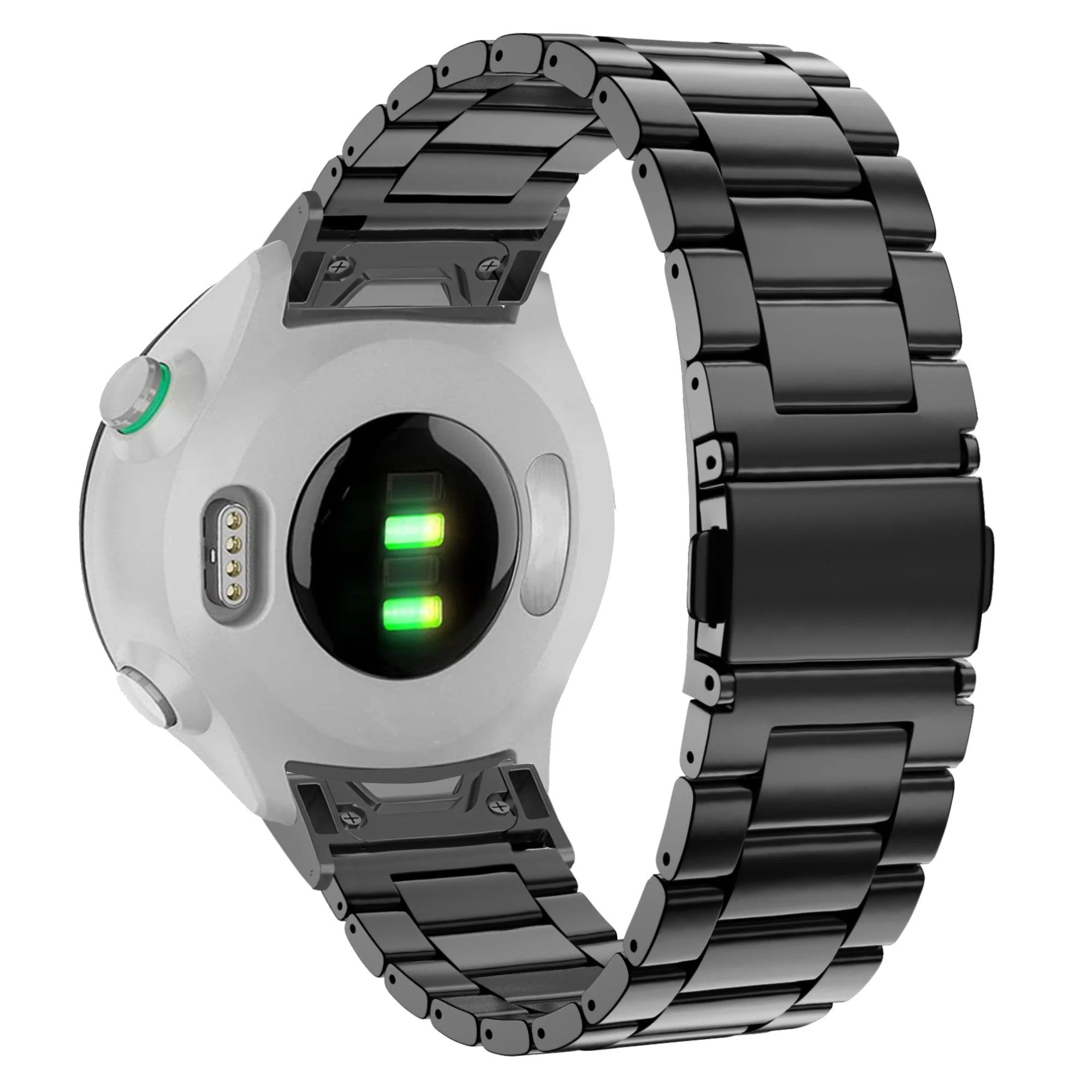 Bandz Garmin Instinct Steel Strap 'Classic' (Black) - Image 2