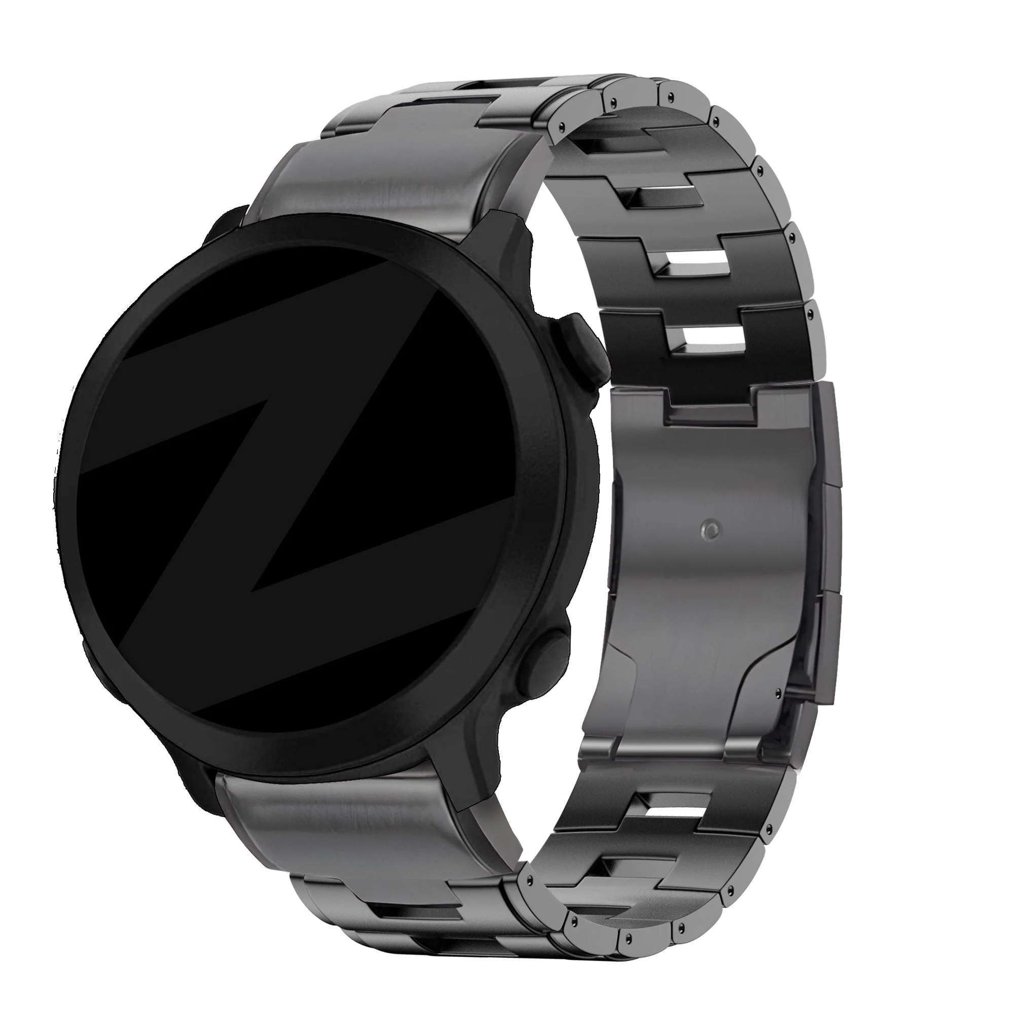 Bandz Garmin Instinct Titanium Link Strap (Grey)