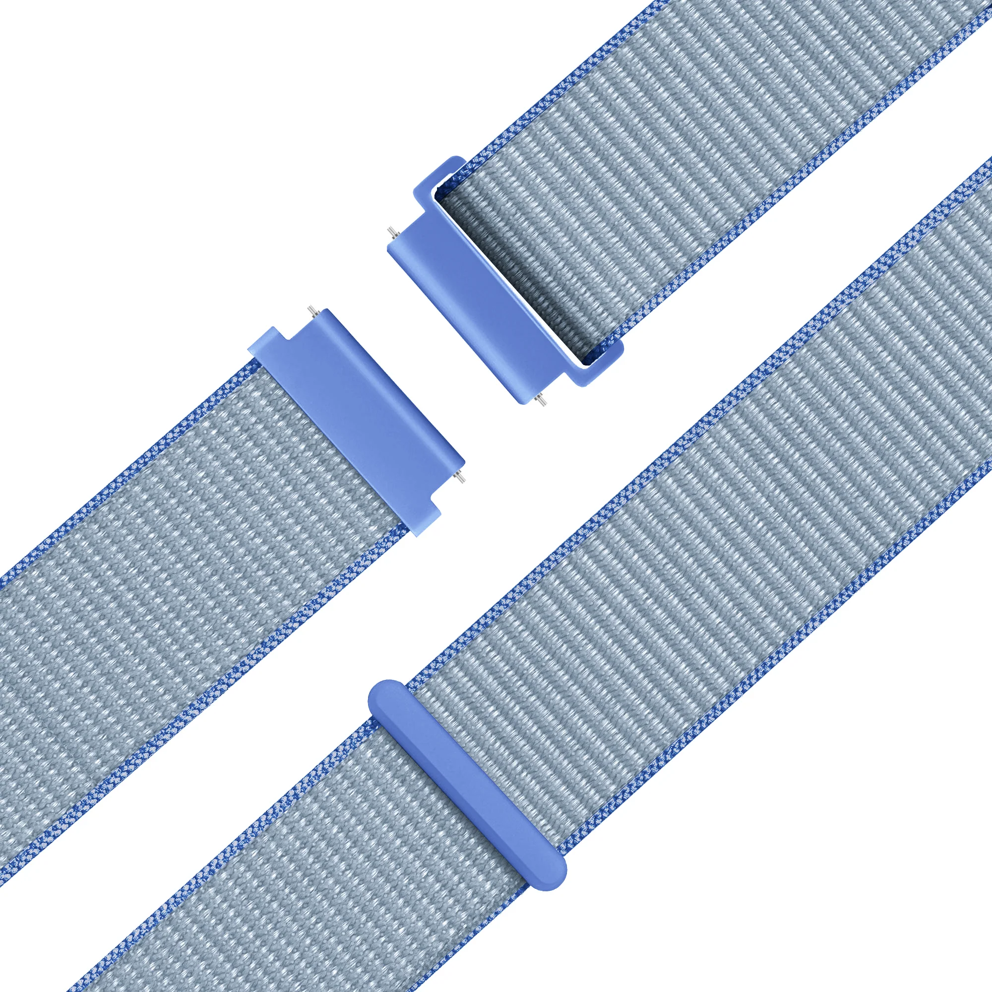 Bandz Garmin Forerunner 645 Nylon Loop Strap (Light Blue) - Image 5