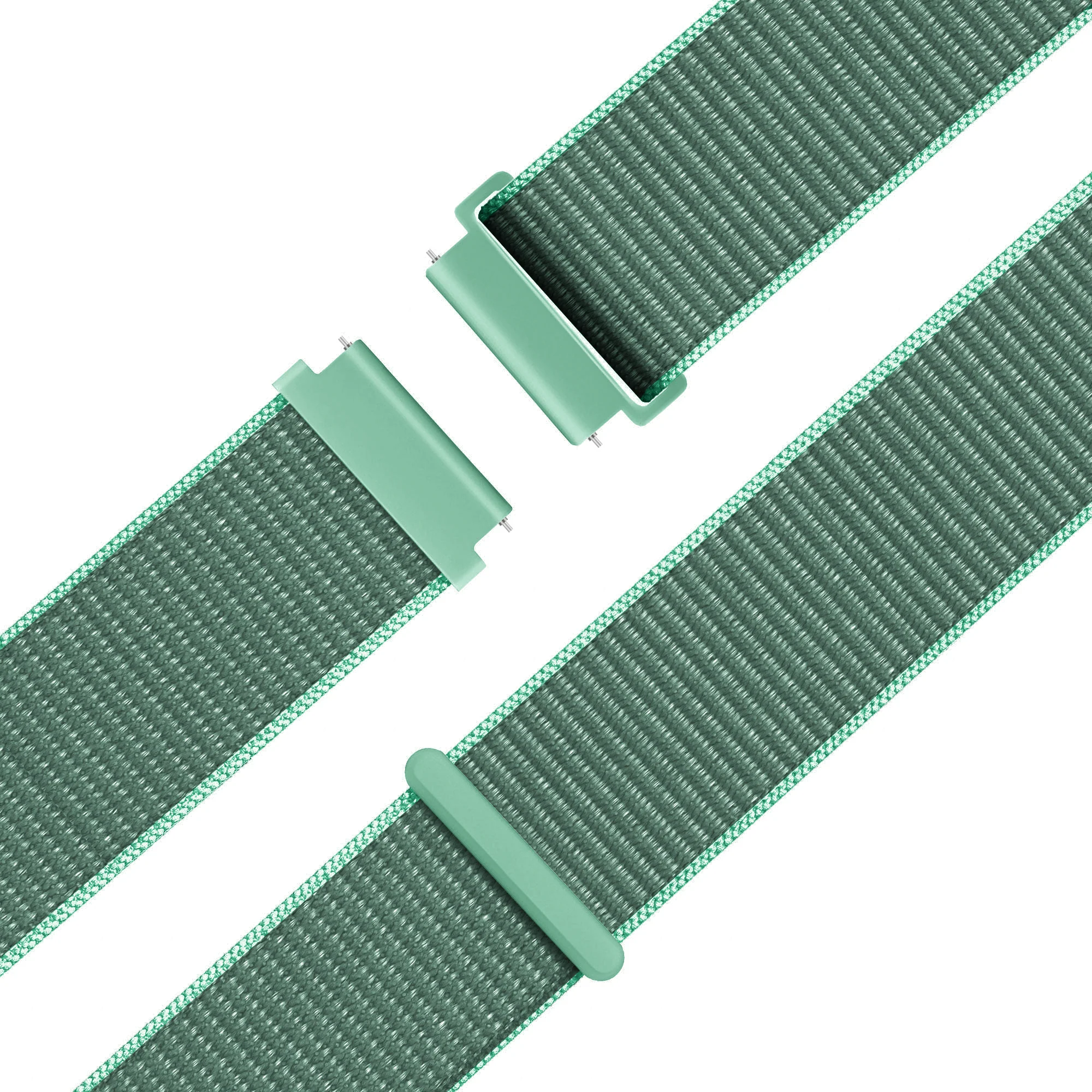 Bandz Garmin Forerunner 645 Nylon Loop Strap (Mint) - Image 5