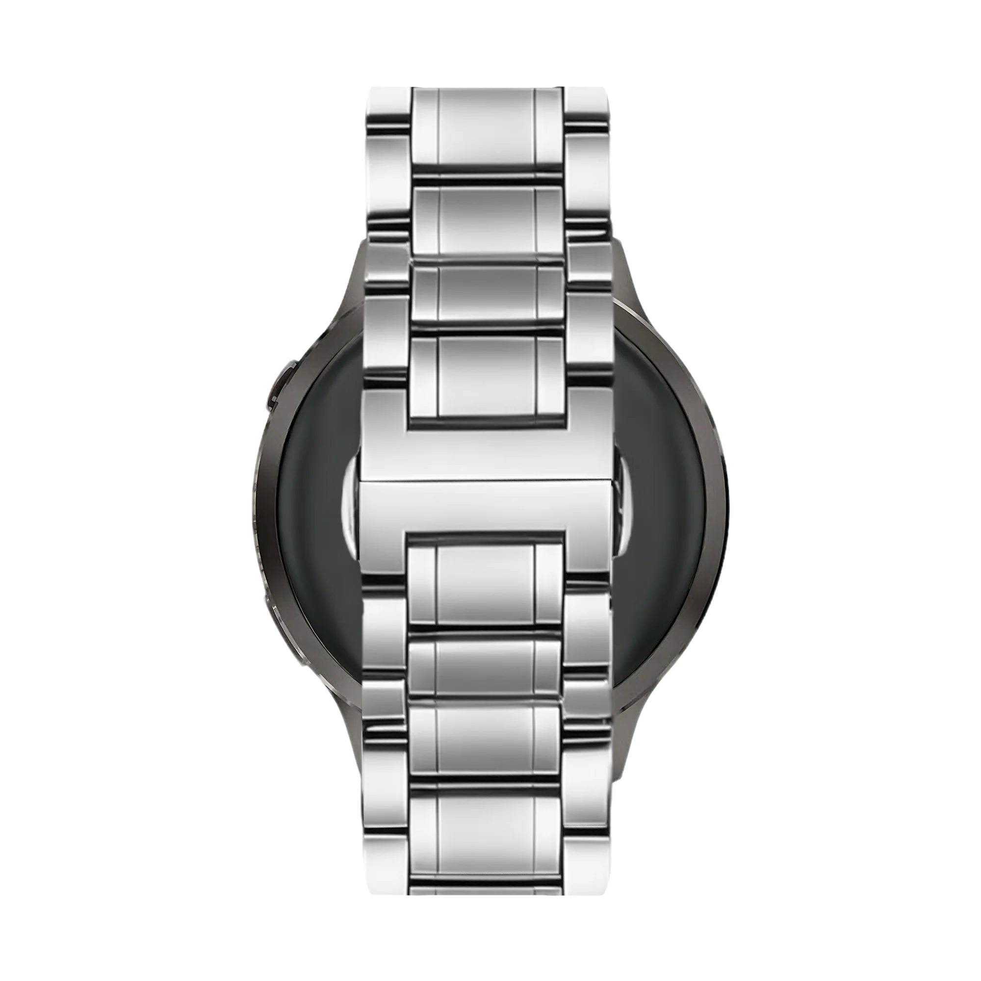 Bandz Garmin Forerunner 55 Steel Link Strap 'Deluxe' (Silver) - Image 3